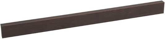 Knape & Vogt Closet Culture 0.75 in. D. x 23 in. W x 2.5 in. Espresso Wood Shelf Fascia for Closet System