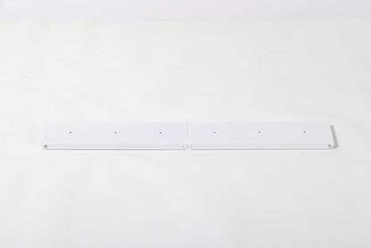 Wall Mounted Clothes Drying Rack, 32" Space Saving Foldable Laundry Drying Rack with Wall Template for Bathroom, Apartment, College Dorm (White 5 Rods and 6 Hooks)