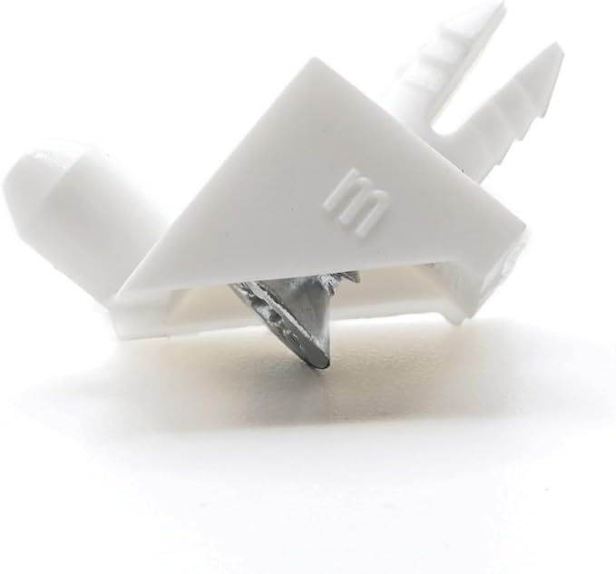 ReplacementScrews White Shelf Support Pins Compatible with IKEA Part 101558 (Pax, KOMPLEMENT) (Pack of 8)