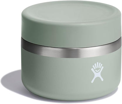 Hydro Flask Food Jar – Insulated Stainless Steel, Snack Travel Container for Hot Food, Lunch, & Soup 12 Oz Agave Green