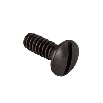 Henne Bery 3/8" Long 6-32 Thread, Oval Head Milled Slot Replacement Wall Plate Screws, 50 Pack, Bronze
