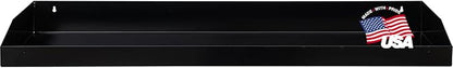Buyers Products Interior Storage 18X16X96 Inch Black Steel Topsider Truck Box Toolbox Tray, 77 X 13.75 X 2.25/4
