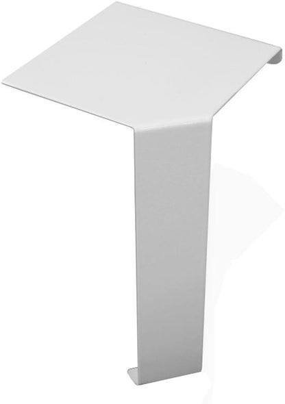 Baseboarders Basic Series Galvanized Steel Inside 90 Degree Corner for Baseboard Heater Covers, White, Rust-Resistant, Easy Installation