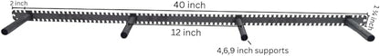 Floating Shelf Brackets - Sheppard Brackets - Easy Install - Heavy Duty (40 inch Build Kit)
