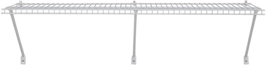 ClosetMaid 1074 Multi-Purpose 4Ft. by 16in. Ventilated Wire Shelf Kit, White