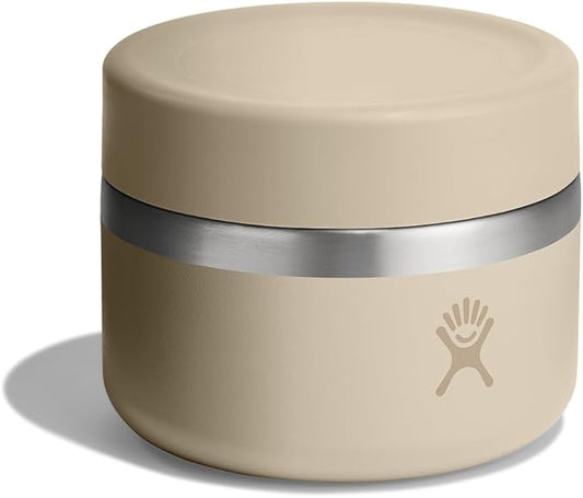 Hydro Flask Food Jar – Insulated Stainless Steel, Snack Travel Container for Hot Food & Soup 12 Oz Oat Tan