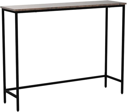 CAPHAUS 41” Classic Console Table for Entryway, Modern Sofa Tableau for Living Room, Industrial Console Mesa, Snack Entrance Accent Behind Couch Plant Table for Hallway, Rustic Oak