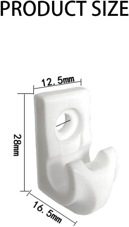 Wire Shelf Wall Clips, 20 Pcs Closet Shelves Clips, Closet Maid Shelf Clips, Down Wall Clip, Wire Shelf Brackets