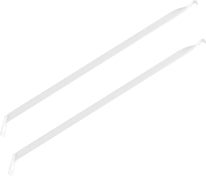 SINJEUN 16 Pack 12 Inch Wire Shelf Bracket Set, Rack Support Bracket with Screws and Expansion Bolts, Wire Shelving Support Brackets for Wardrobe and Wall Bracket Installation, White