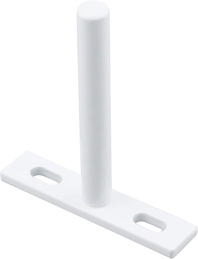 Antrader 4 Sets 3" Heavy Duty Blind Shelf Supports Hidden Brackets, Suitable for Wood Shelves, with Screws and Anchors, White