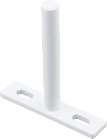 Antrader 4 Sets 3" Heavy Duty Blind Shelf Supports Hidden Brackets, Suitable for Wood Shelves, with Screws and Anchors, White
