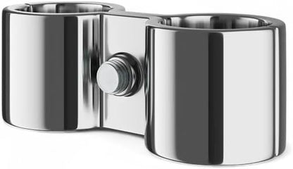 14 Pack! Chrome Post Clamp – Durable, Secure Connection for Wire Shelving Units, Easy to Install, Space-Saving Solution, Heavy-Duty Support Pack