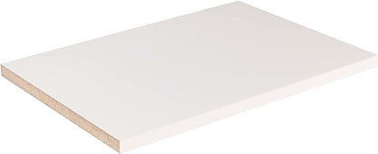 Cabinet Shelves Melamine 3/4'' Thick, Custom, Cut to Size. (18'' Depth x 37'' Length)
