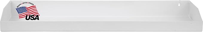 Buyers Products 1702895TRAY 44 Inch White Powder Coated Carbon Steel Tray for 90-Inch Topsider Truck Box, No Notches