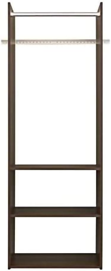 Easy Track Hanging Tower Kit Closet Storage, Truffle