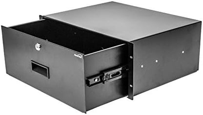 NavePoint Server Cabinet Case 19 Inch Rack Mount DJ Locking Lockable Deep Drawer with Key 4U
