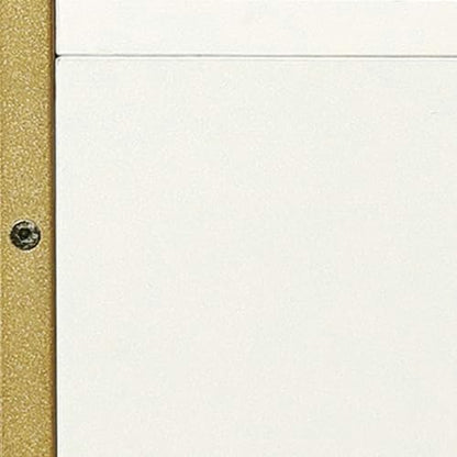 Modern 2-Drawer Rolling File Cabinet with Lock, 2 USB Ports and Power Outlet for Device Charging, Portable File Organizer or Printer Stand for Office or Home with Locking Wheels, White & Gold