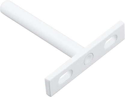 Antrader 4 Sets 3" Heavy Duty Blind Shelf Supports Hidden Brackets, Suitable for Wood Shelves, with Screws and Anchors, White