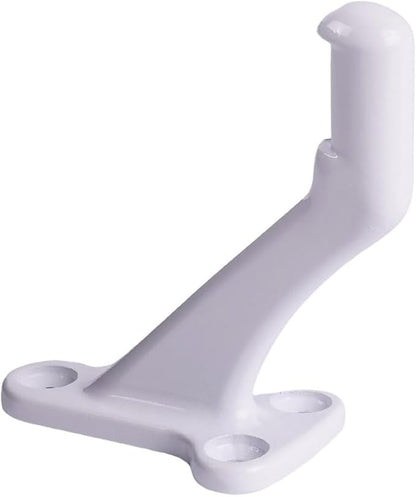Triumph Hardware,3 Pack,White Glossy handrail Bracket,Handrail Stair Brackets 3"" Heavy Duty Support Hardware Stairways, handrail Brackets for Indoor Stairs with Screws,Stair Railing Bracket