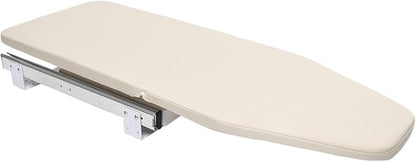 180°Rotation Wall-Mounted Ironing Board Foldable Clothes Ironing Table Pull-Out Stow Away Ironing Board Retractable Small Ironing Storage Station for Home Apartment