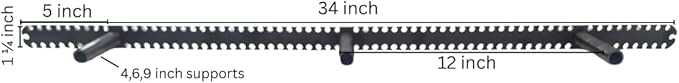 Floating Shelf Brackets - Sheppard Brackets - Easy Install - Heavy Duty (34 inch Build Kit)