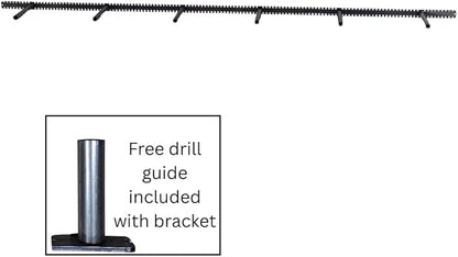 Floating Shelf Brackets - Sheppard Brackets - Easy Install - Heavy Duty (70 inch)