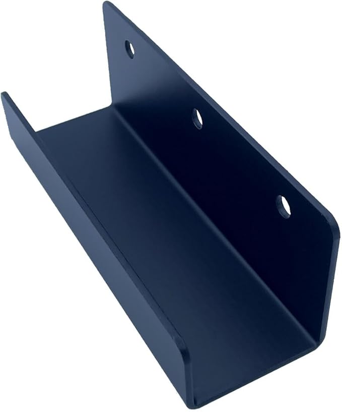 4 PCS Black Tile Hanger Steel Wall Tile Bracket Wall Display,Ladder Hanger for Wall Mount U Bracket,Billboard Hook Wall Bracket ,Thickness 2 mm,(Slot width-38mm)