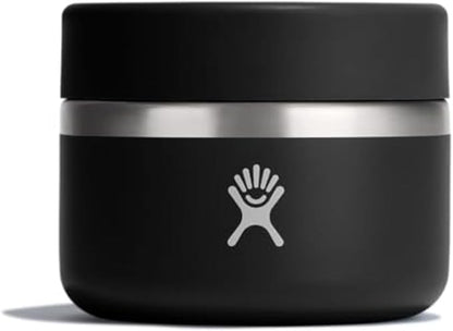 Hydro Flask Food Jar – Insulated Stainless Steel, Snack Travel Container for Hot Food, Lunch, & Soup 12 Oz Black