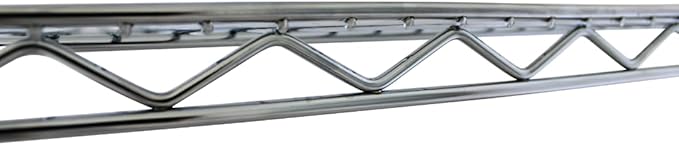 48 x 24-Inch Heavy Duty Shelving - Metal Storage Shelves with 800 lbs Capacity, Durable Chrome Wire Replacement Shelves, Corrosion-Resistant, Includes Wire Shelf Clips, NSF-Certified - Crescent