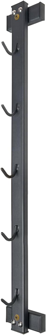 Wall Mounted Lat Pull Down Bar Organizer with Hooks, Home Gym Storage Rack for Lat Pulldown Attachments, Cable Attachments Rack for Gym Accessories