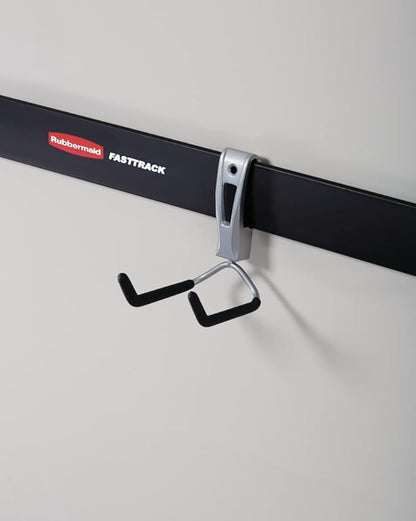 Rubbermaid FastTrack Cord Hook Garage Organization and Storage Heavy Duty Storage for Coolers/Cords/Ropes/Hoses