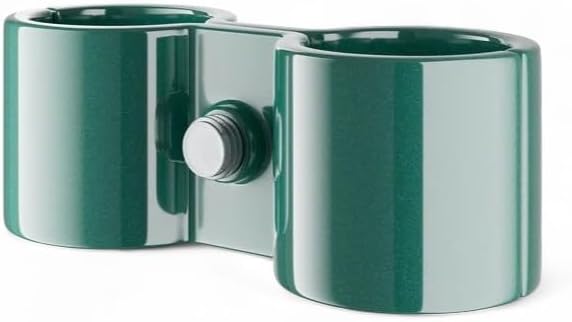 20 Pack! Green Post Clamp – Durable, Secure Connection for Wire Shelving Units, Easy to Install, Space-Saving Solution, Heavy-Duty Support Pack