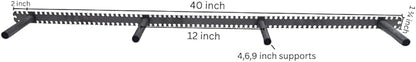Floating Shelf Brackets - Sheppard Brackets - Easy Install - Heavy Duty (40 inch)