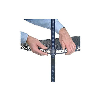 Nexel Nexelon Additional Wire Shelf for Wire Shelving Units, 600-800 lb Capacity, 24"W x 42"L, Blue