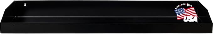 Buyers Products 1703000TRAY 44 Inch Black Powder Coated Carbon Steel Tray for 90-Inch Topsider Truck Box, No Notches