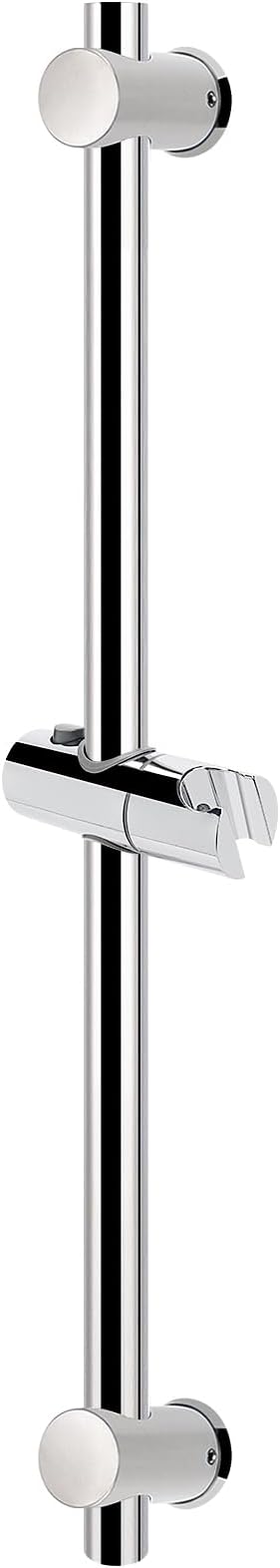 NearMoon Shower Slide Bar with Height/Angle Adjustable Handheld Shower Holder, Bathroom SUS 304 Stainless Steel Shower Head Holder for Bath (Screw Mounted, Chrome Finish)