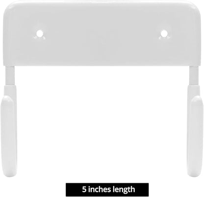QWORK Ironing Board Wall Mount - Heavy Duty Ironing Board Hanger with 5 Inch Length, Iron Board Hook Wall Mount