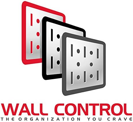 Wall Control Shelf 4in Deep Pegboard Shelf Assembly Pegboard and Slotted Tool Board - Black