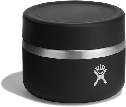 Hydro Flask Food Jar – Insulated Stainless Steel, Snack Travel Container for Hot Food, Lunch, & Soup 12 Oz Black (Pack of 12)