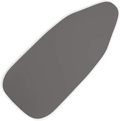 Encasa XO Mini Ironing Board Cover with Extra Thick Pad, Plain Colors, Elasticated, (Fits Standard Mini Boards of 28"x12") Heat Reflective - Grey