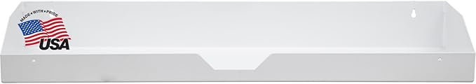 Buyers Products 1702840TRAY White Steel Topsider Shelf Custom-Fit for Steel Topsider Truck Tool Box Snap-In Shelf System
