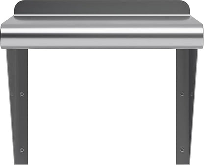 NSF Certified 18 Gauge Heavy Duty Stainless Steel Wall Shelf with Brackets for Kitchens, Utility Rooms, Storage, Offices & Home (12" x 12")