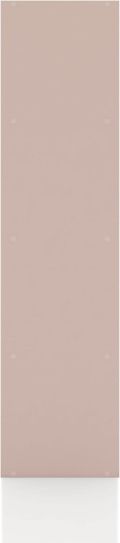 Homes: Inside + Out Apexa 4-Tier Cube Storage Organizer Shelves, Stackable Wood Bookcase Fits Cubby Bins for Organization, Dorm Teen Room Decor & Home Office, Light Pink