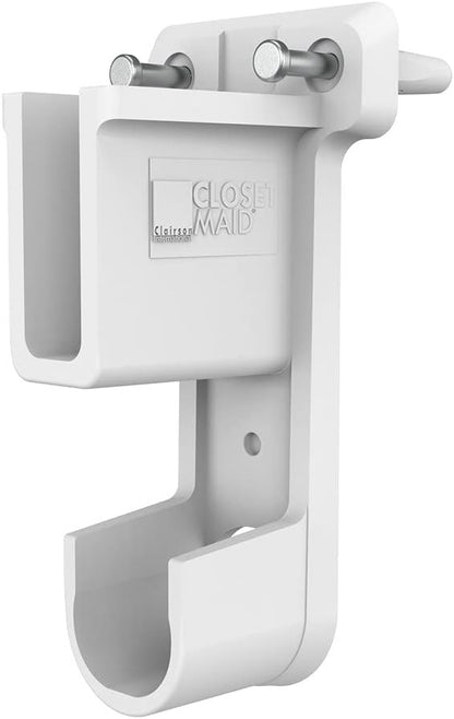ClosetMaid 6609 SuperSlide Shelf and Hanging Bar Wall Bracket, White