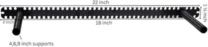 Floating Shelf Brackets - Sheppard Brackets - Easy Install - Heavy Duty (22 inch)