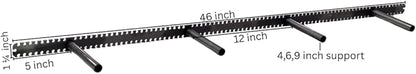 Floating Shelf Brackets - Sheppard Brackets - Easy Install - Heavy Duty (46 inch)