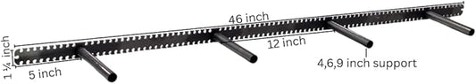 Floating Shelf Brackets - Sheppard Brackets - Easy Install - Heavy Duty (46 inch)