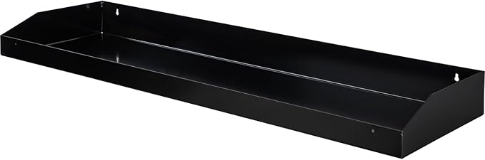 Buyers Products Interior Storage 18X16X96 Inch Black Steel Topsider Truck Box Toolbox Tray, 77 X 13.75 X 2.25/4