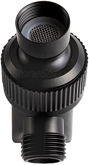 Original StoneStream Adjustable Wall Shower Adapter and Holder for Handheld Showerheads - Matte Black