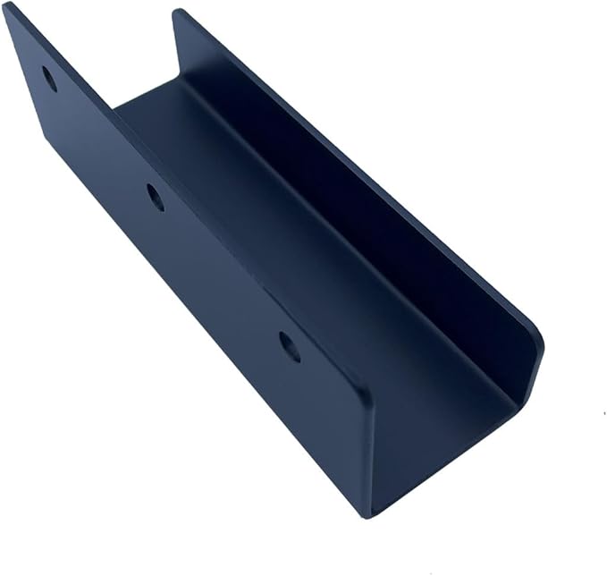 4 PCS Black Tile Hanger Steel Wall Tile Bracket Wall Display,Ladder Hanger for Wall Mount U Bracket,Billboard Hook Wall Bracket ,Thickness 2 mm,(Slot width-38mm)